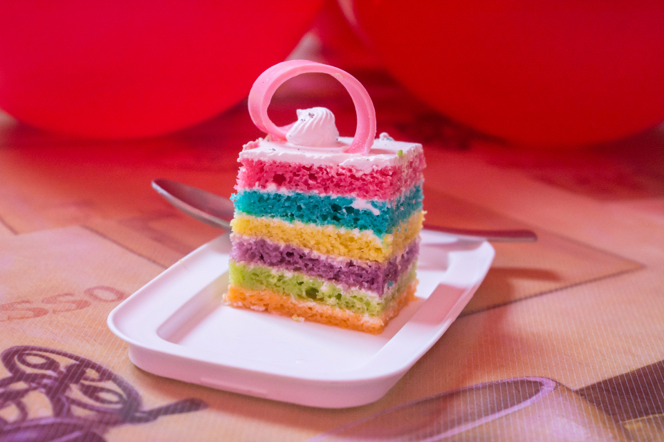 Layer cake vanille-fraise